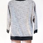 Gap 🆕 high low bow 3/4 sleeve gray sweatsh… Photo 2