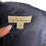 Shoshanna  Navy Blue Floral Cut-Out Sleeveless Mini‎ Dress Size 4 Photo 5