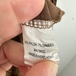 Panilli Y2K Goblincore Grunge Bratz Floral Brown Lace Trim Long Sleeve Blouse Photo 6