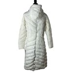 Madden Girl NEW White Long Coat Size XL/16 Zipper Hood Zipper Pockets Beautiful Photo 1