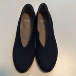 Eileen Fisher  Heaven Stretch Knit Wedge Mesh Shoes Ballet Flats Navy Size 6.5 Photo 1