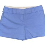 Loft Ann Taylor womens 0 - 28" Periwinkle/baby Blue Chino Shorts, flat front Photo 0