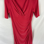 Ralph Lauren Lauren  Pink Gathered Side Dress Size 6 Photo 0