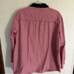 Bobbie Brooks Red Gold Checkered Plaid Mitten Holiday Blouse 18W/20W 2X Velvet C Photo 6