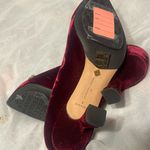 SCARLETT CHASE SUEDE SHOES Burgundy Velvet Heels with Embellishments Red Size 7 Photo 7