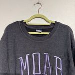 MV Sport  Gray Moar Oversized Crewneck Sweater Sz L Photo 2