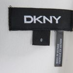 DKNY White Wrap Dress Embroidered Hem Formal Midi Dress Sleeveless Size 8 Photo 5