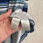 Lilly Pulitzer  Laurana Midi Off Shoulder Navy and White Striped Dress Photo 4