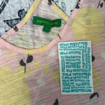 Urban Outfitters  Y2K 2010 Pink & Yellow Floral Tank Top - Size 1 Photo 5