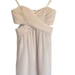 BCBGeneration NWT BCBGgeneration White Cut Out Strappless Dress Photo 0