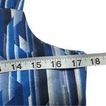 Aventura Clothing Langley Tank Dress Geometric Striped Size Medium Blue Photo 3