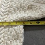 Aran Crafts Natural white merino wool long cardigan sweater cable knit medium Photo 4