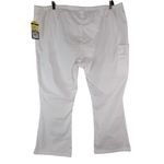 WonderWink  Origins Women's Drawstring Flare Leg Scrub Pants 5026 Size 3XL White Photo 1