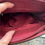 Black Rivet Saddle crossbody bag with silver chain link Photo 9