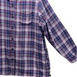 LL Bean Womens Shacket‎ Large Fur Lined Warm Soft Comfy Purple Relaxed Grunge Photo 3