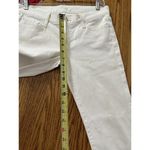 7 For All Mankind Jeans Women 26 White Denim Skinny Ankle Zipper Summer Beach Photo 4