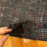 Loft  Outlet Black Textured Tweed Mini Skirt – Size 0 Photo 4