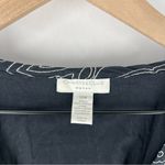 Charter Club Charter‎ Club Woman Floral Embroidered Lightweight Cotton V Neck Babydoll Top Photo 2