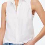 J.Crew Sleeveless cotton poplin shirt in signature fit White Size XS Photo 0