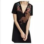 ZARA ✨ Rubberized Jaguar Casual Sz Medium Dress✨ Photo 4