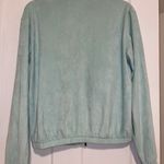 Forever 21 Faux Suade Bomber jacket Mint Green Small Photo 3