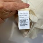 American Eagle  Cropped Blazer Size M Ivory Double Breasted Office Chic Photo 7