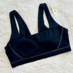 Aerie NWT Offline by Black with Gray Stitching Goals Padded Sports Bra - Size: S Photo 0