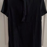 ZARA  MEDIUM Black Short Sleeve Dress Photo 0