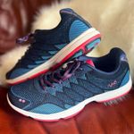 Ryka Women’s Size 11 Blue Pink and White Dominion Walking Sneakers Photo 3