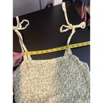 Kendall + Kylie Boho Chic green and white floral crop top in women’s Size M Photo 7