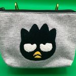 Sanrio A Rare  2016 Badtz Maru Gray Zip Makeup Cosmetic Adorable Bag Photo 0