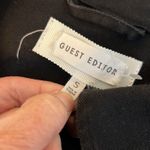 Anthropologie Women’s  Guest Editor jean jacket black swing ruffle military Photo 5