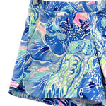 Lilly Pulitzer Ocean View Pull-On Shorts Saltwater Blue Shade Seekers Size XS Photo 2