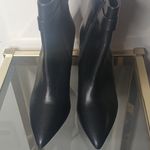 White House | Black Market NWOT Black Wedge Ankle Boots Size 8 Photo 1