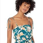 Roxy Nowhere to Hide Dress Small Midi Print Strappy Hibiscus ๐บ Photo 5