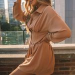 VICI  | Sarabeth Pintuck Button Down Shirt Dress Photo 3