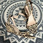 Loeffler Randall Piper Cheetah Print Wedge Ankle Strap Sandals Women's Size 10 B Photo 7