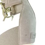 Sorel Joanie Ankle Lace Up Tie Leather Sandal Casual Wedge Dove Light Grey 6.5 Photo 9