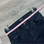 AGOLDE ‎ Sophie high rise skinny jeans black distressed Photo 3
