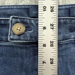 J‎ Jill Jeans Womens 8 Wide Leg Tab Waist Cropped Blue Denim Stretch Capri Pants Photo 7