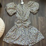 Festive Cotton Mini Dress – Flower Field Size XS Photo 8