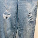Levi Strauss & CO. Silver Tab Levi’s Strauss & Co Since 1853 Distressed Mom Jeans-InColorTwo Chains Perfect Like New Condition As Shown In Pictures  Size 25 Very Stretchy Waist laying flat is 12.5 inch stretch to 13.5 inch  Inseam 25  No refunds or cancellations Photo 8