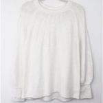 Caslon  Rib Yoke Plush Long Blouson Sleeve Knit Photo 1