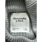 Abercrombie & Fitch  Knit Sweater Vest Mock Neck Sleeveless S Gray Preppy Photo 2