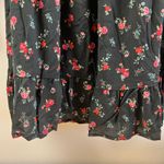 Wild Fable Women's Floral Print Smocked Top Short Black Dress - XS - NWT Photo 6