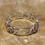 Sterling Silver Rose 925  Band Ring Photo 6
