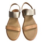 Latigo ANTHROPOLOGIE slip on heeled strappy leather sandal 8M Photo 1