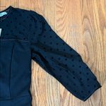 BODEN Isabella Ponte Knit Midi Dress Black Polka Dot Sheath Black Size 8L NWT Photo 3