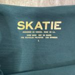 Skatie  Kelly Bikini Bottom in Firefly Dark Green Sparkle Size Large Photo 2