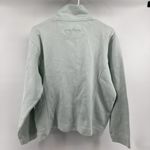 Tommy Bahama 1/4 Zip Pullover Sweater Turtleneck Cotton Mint Blue Large Photo 4